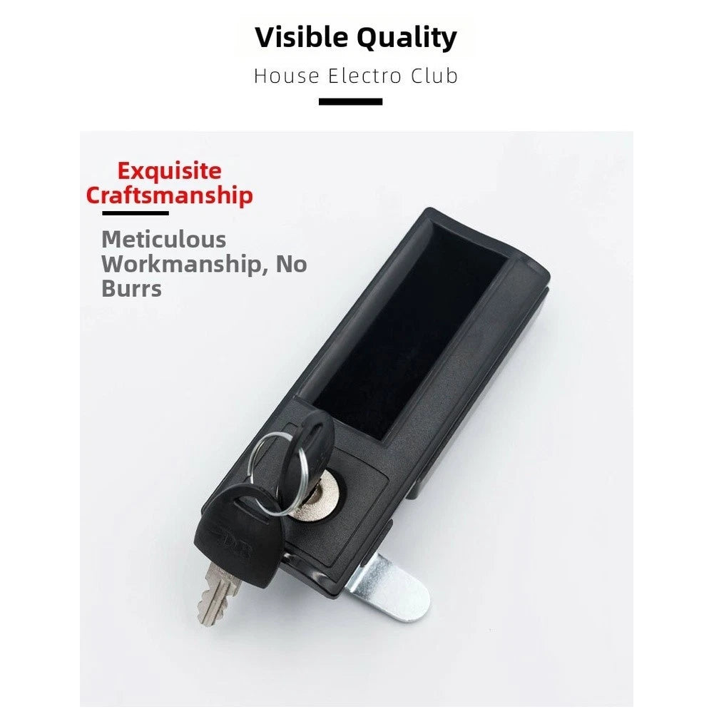 Lockable Cabinet Pull for Minimalist Design (11.4 x 2.1cm)