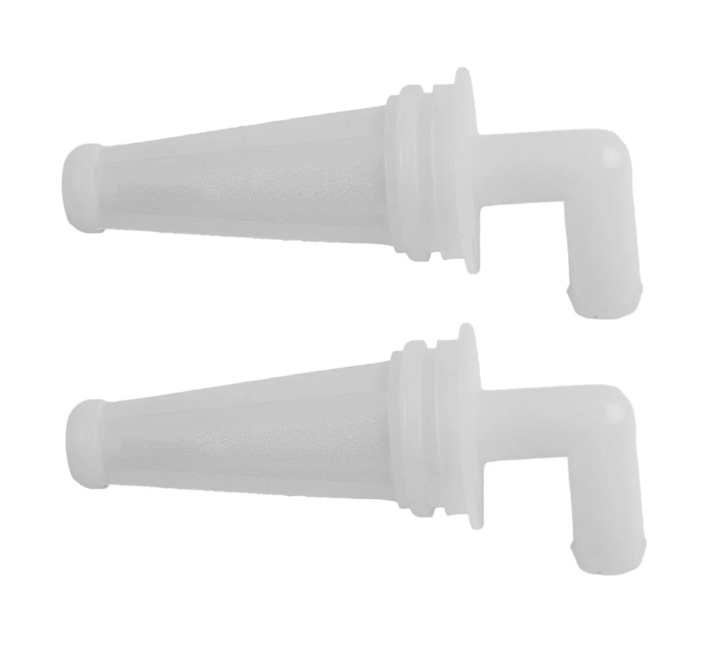 2Pcs Inline Fuel Filter Strainer for Johnson Evinrude V6 (150-175 HP)