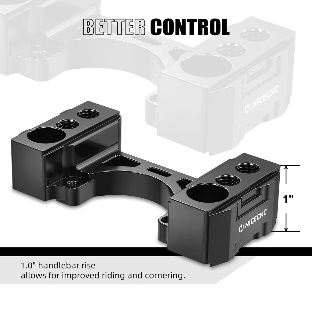 1" Handlebar Riser Scott Damper Bracket for KTM 890 Adventure (2021–2023)