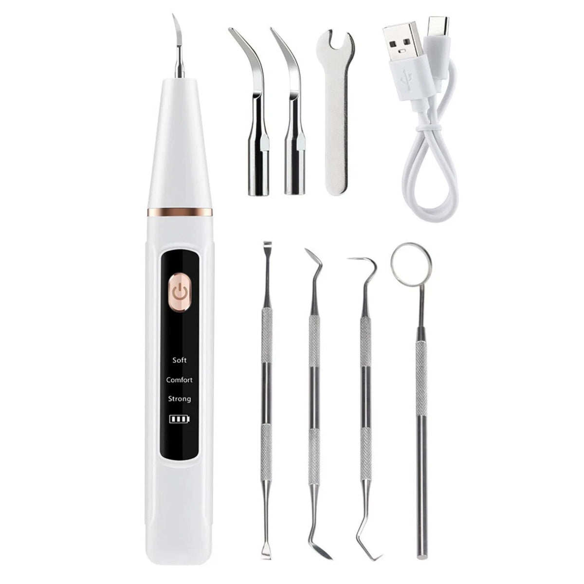 Dental scaler ultrasonic tooth cleaner for