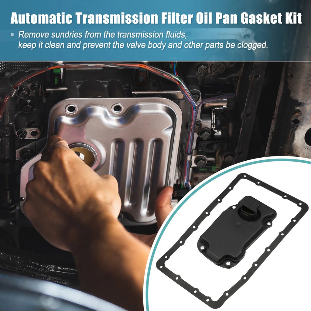 Set Transmission Filter Oil Pan Replacement for Toyota Tundra (2007–2014)