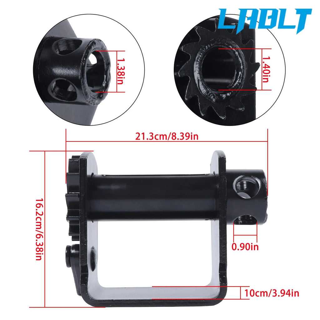8 Pack Trailer Winch C-Track 6" Standard 16500lbs for Universal Use