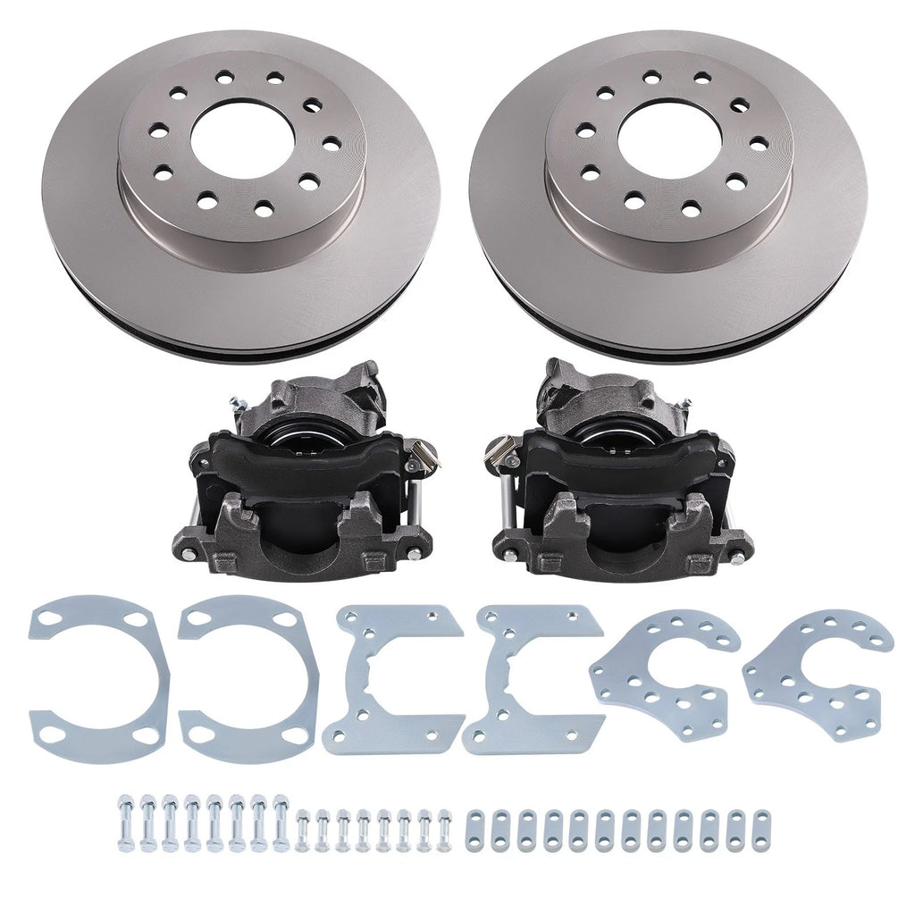 Complete Rear Disc Brake Kit for Ford 9" Axle (Single Piston Caliper)