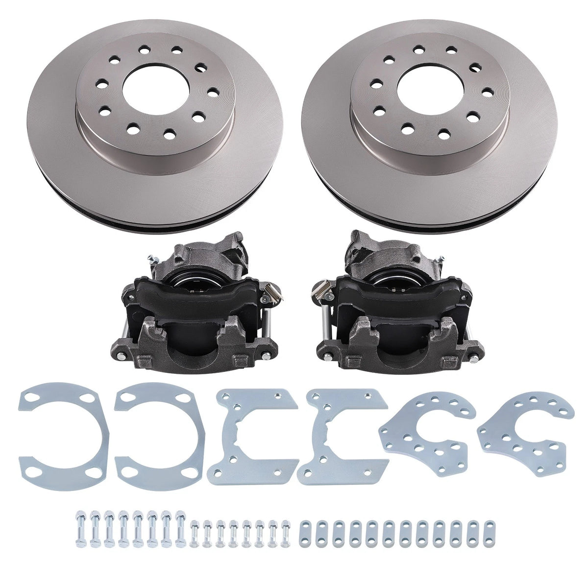 Complete Rear Disc Brake Kit for Ford 9" Axle (Single Piston Caliper)