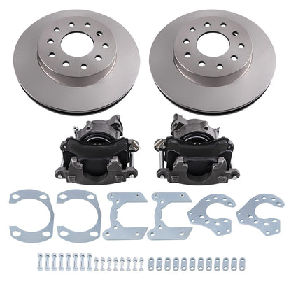 Complete Rear Disc Brake Kit for Ford 9" Axle (Single Piston Caliper)