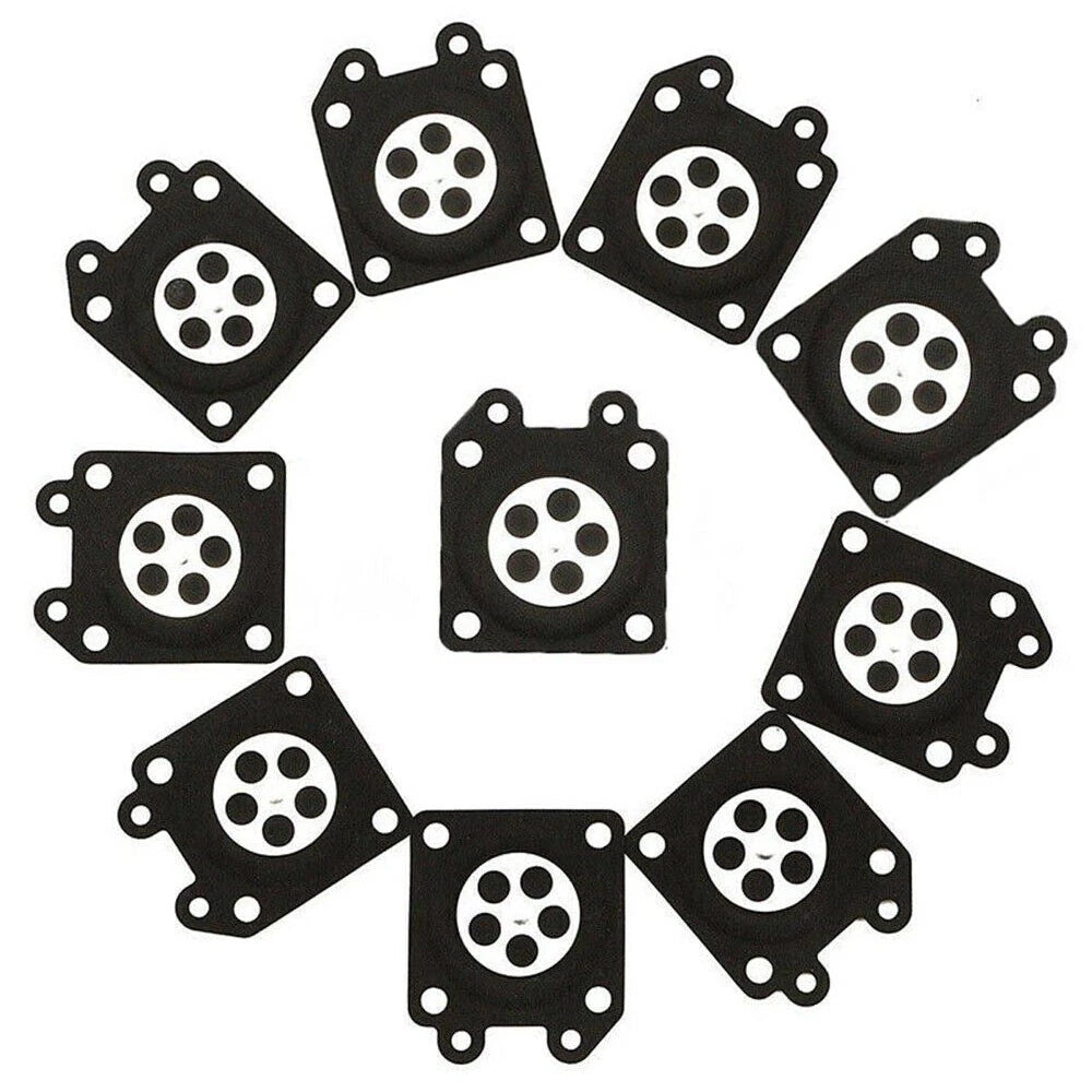 10Pcs Carburetor Metering Diaphragm Gasket for Walbro (95-526-9, 95-526)