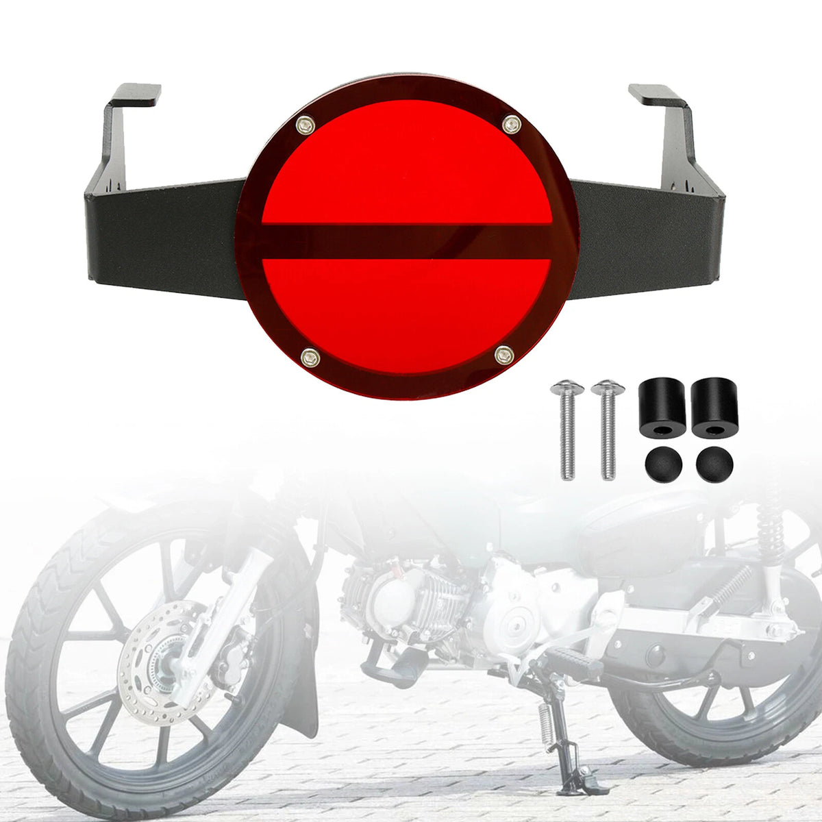 Headlight Guard for Honda Cross Cub 110 (2023) - Red Lamp Cover
