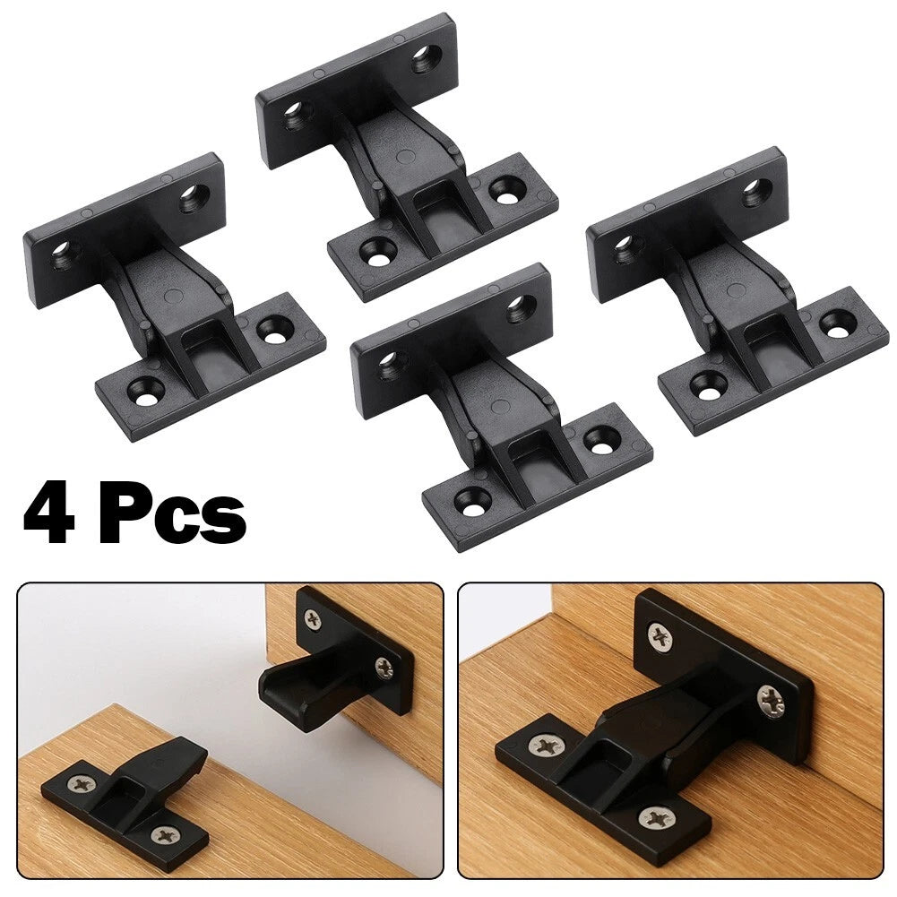 Set of 4 Push In Fittings Panel Clips for Kitchen Cabinet Plinth