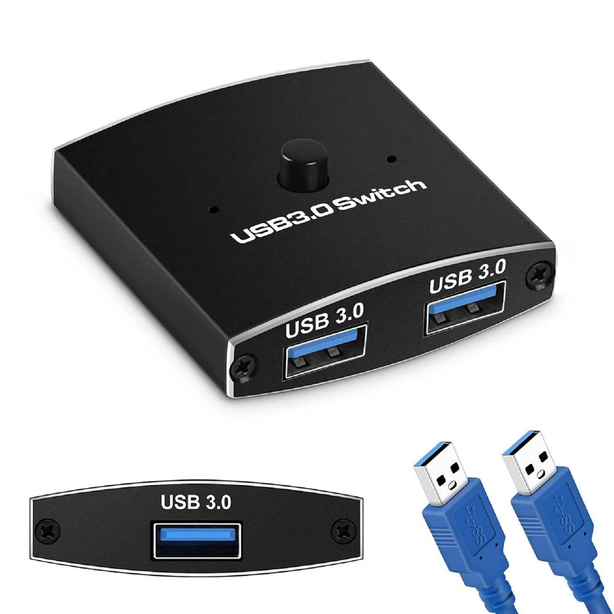 2X USB 3.0 Switcher for Printer Keyboard Mouse Sharing