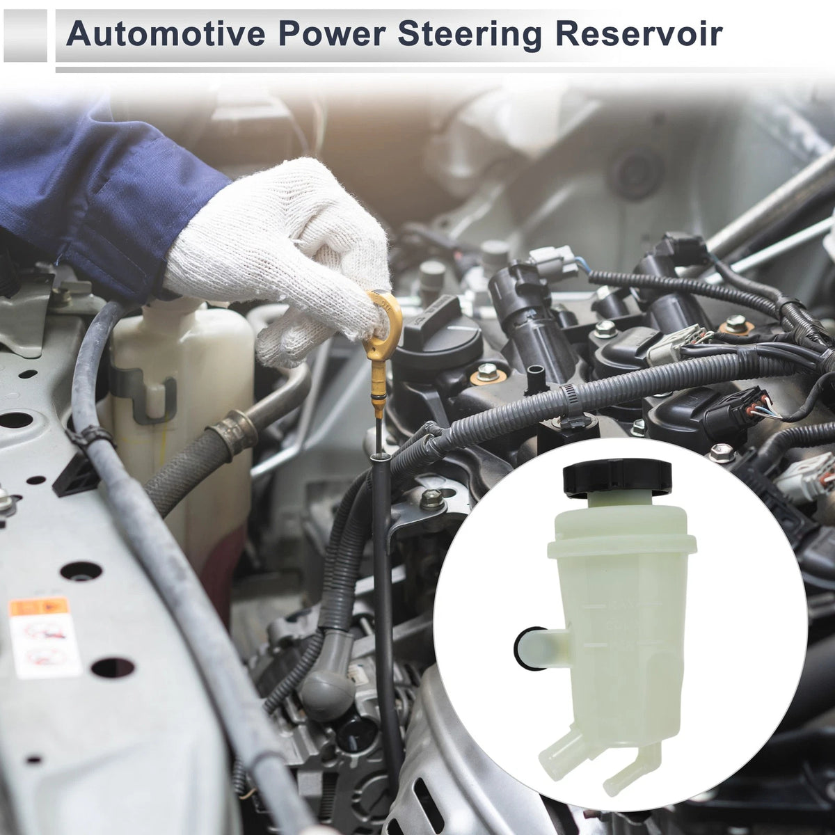 Power Steering Reservoir for Ford Focus 1 Pc Beige (2000–2004)