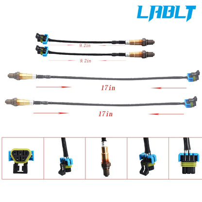4X Oxygen Sensor for Buick Enclave, Chevrolet Traverse, GMC Acadia (2009–2011)