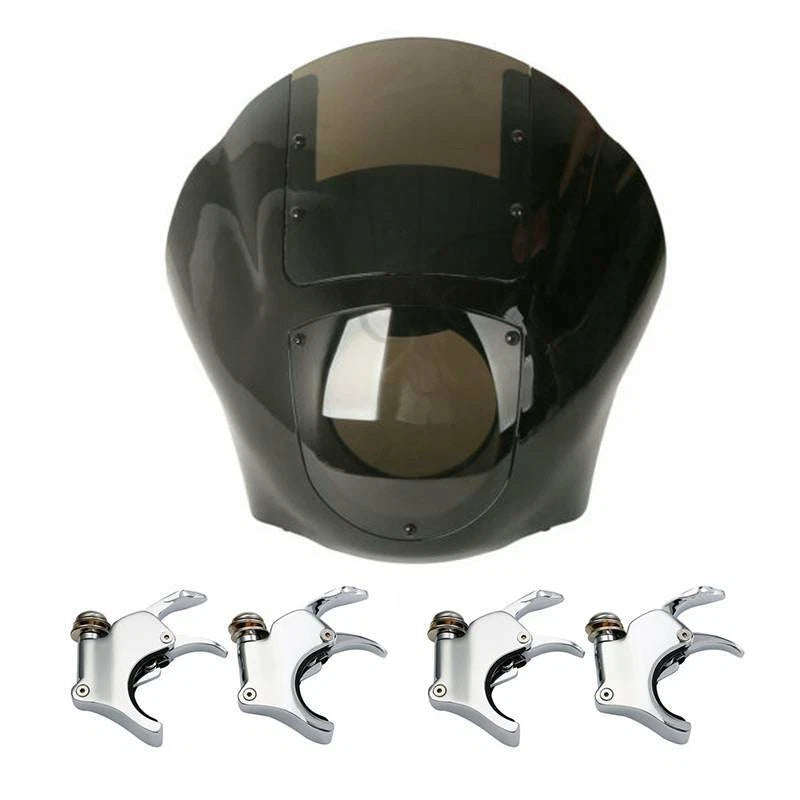 Quarter Fairing Smoke Windshield for Harley Sportster XL883 (2004–2023)
