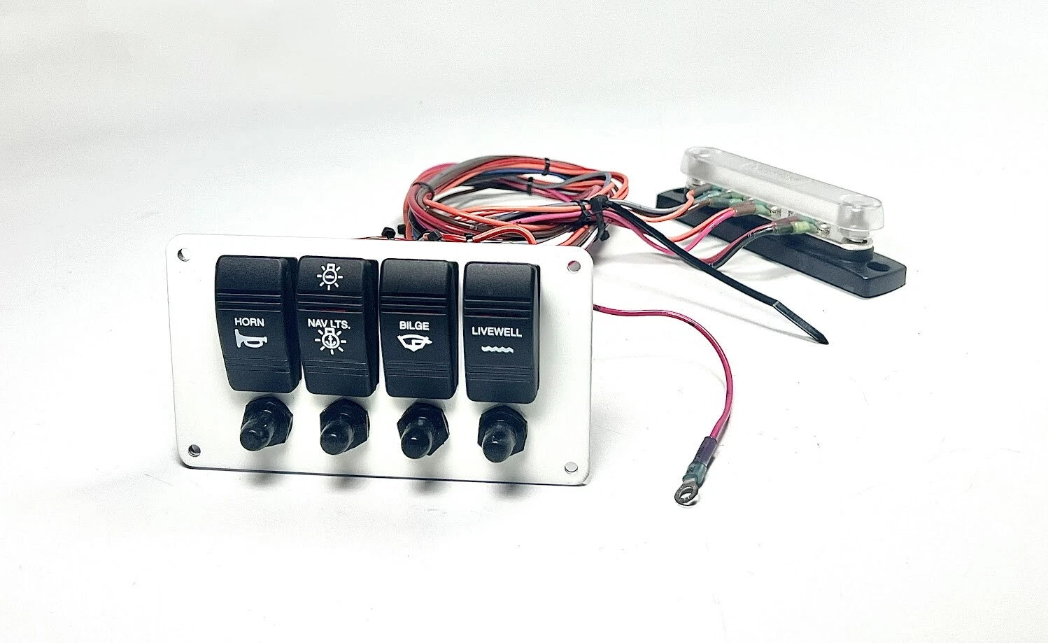4 Switch Boat Switch Panel for Marine (5 3/4in x 3 1/4in)