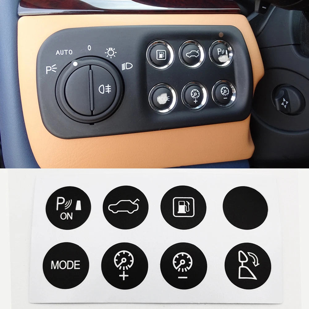 Dashboard Button Cover Sticker for Maserati (2003–2014)