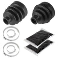 Front Axle CV Boot Kit Inner Outer Replacement for Kawasaki Bayou 400 1993-1995