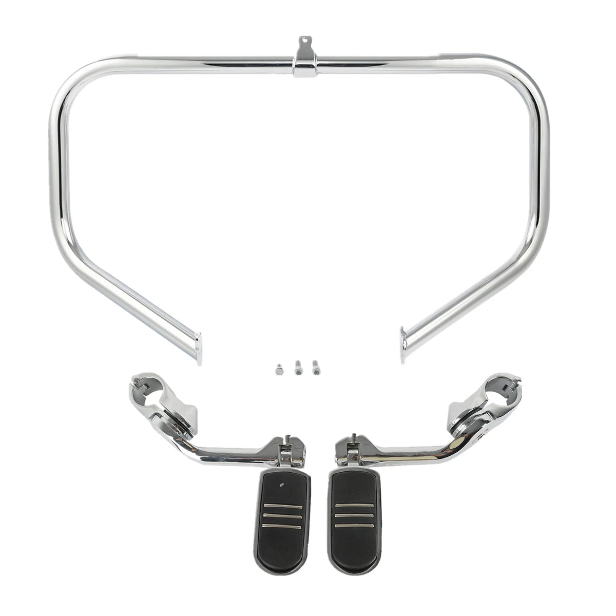 Engine Guard Bar & Foot Pegs for Harley Touring (2009–2024) Chrome