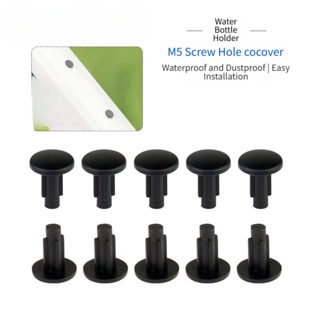 Rubber M5 Mount Hole Dust Cap for Bicycle Water Bottle Cage Attachment Points