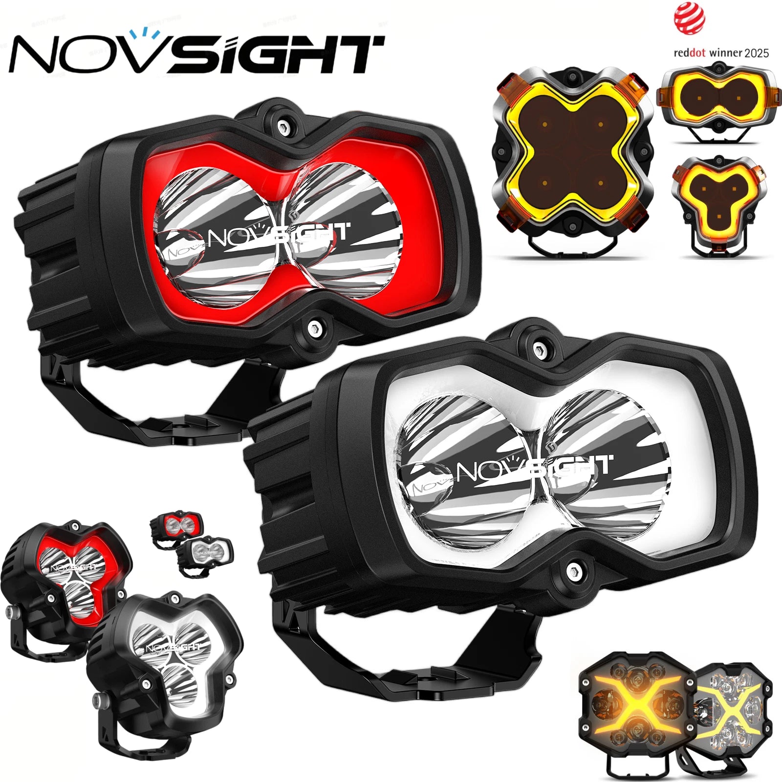 2X LED Pod Work Light for Jeep SUV Truck (2-6")
