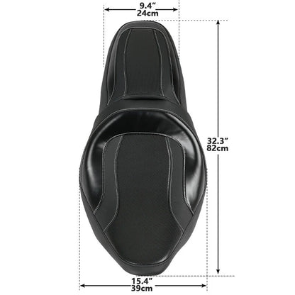 Driver Passenger Seat for Harley Touring Electra Street Glide (2009–2023)