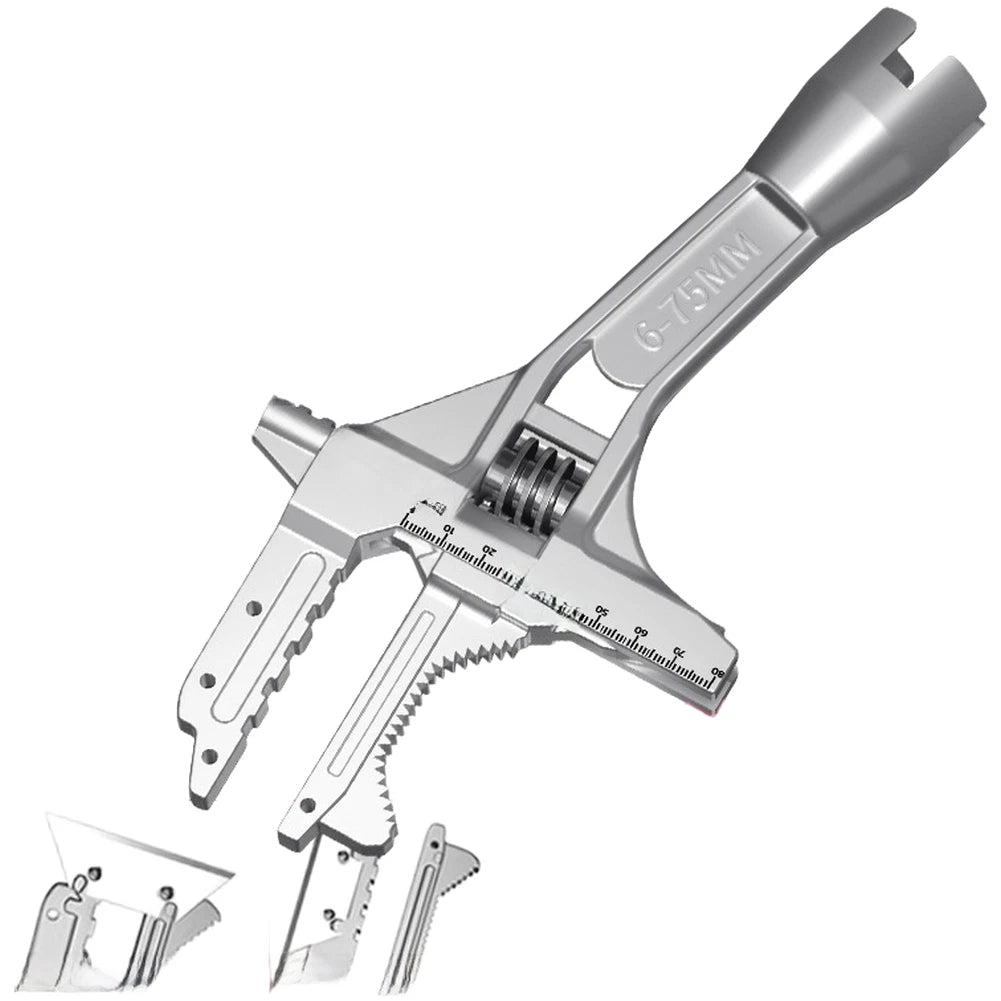 Compact Plumbing Wrench 6mm-68mm Chrome Vanadium