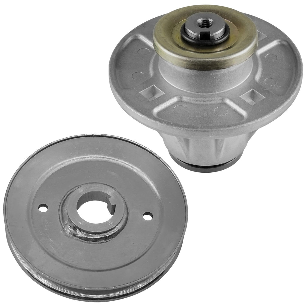 Deck Spindle with Pulley Replacement for Gravely ZT2552 Ariens 2552 (52") (2005–2005)