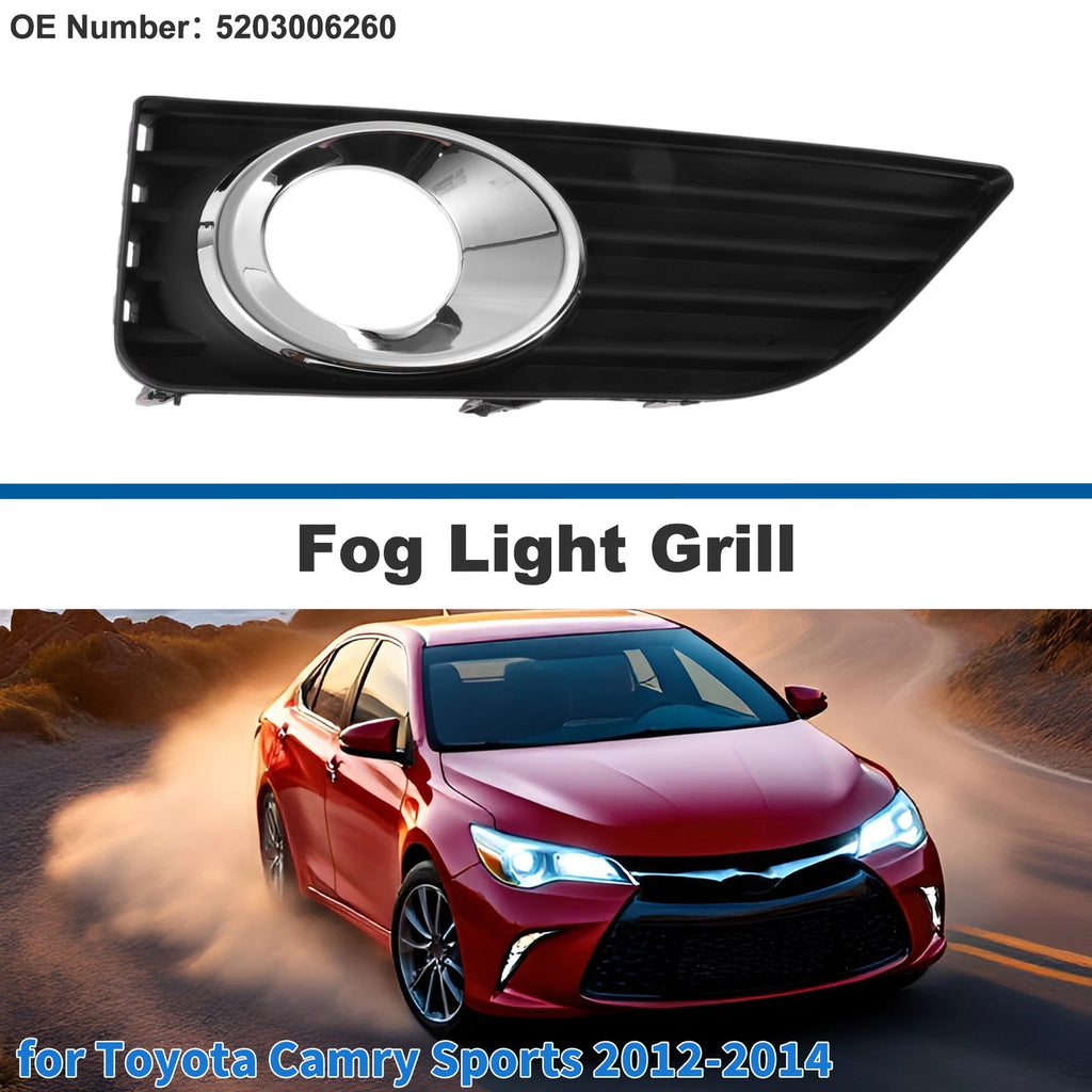 Front Right Fog Light Grill Replacement for Toyota Camry (2012–2014)