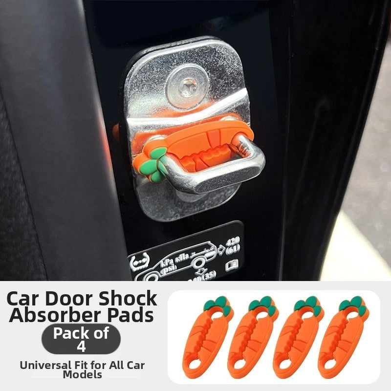 4PCS Compact Door Protection Pad for Car Side Panels with Easy Installation