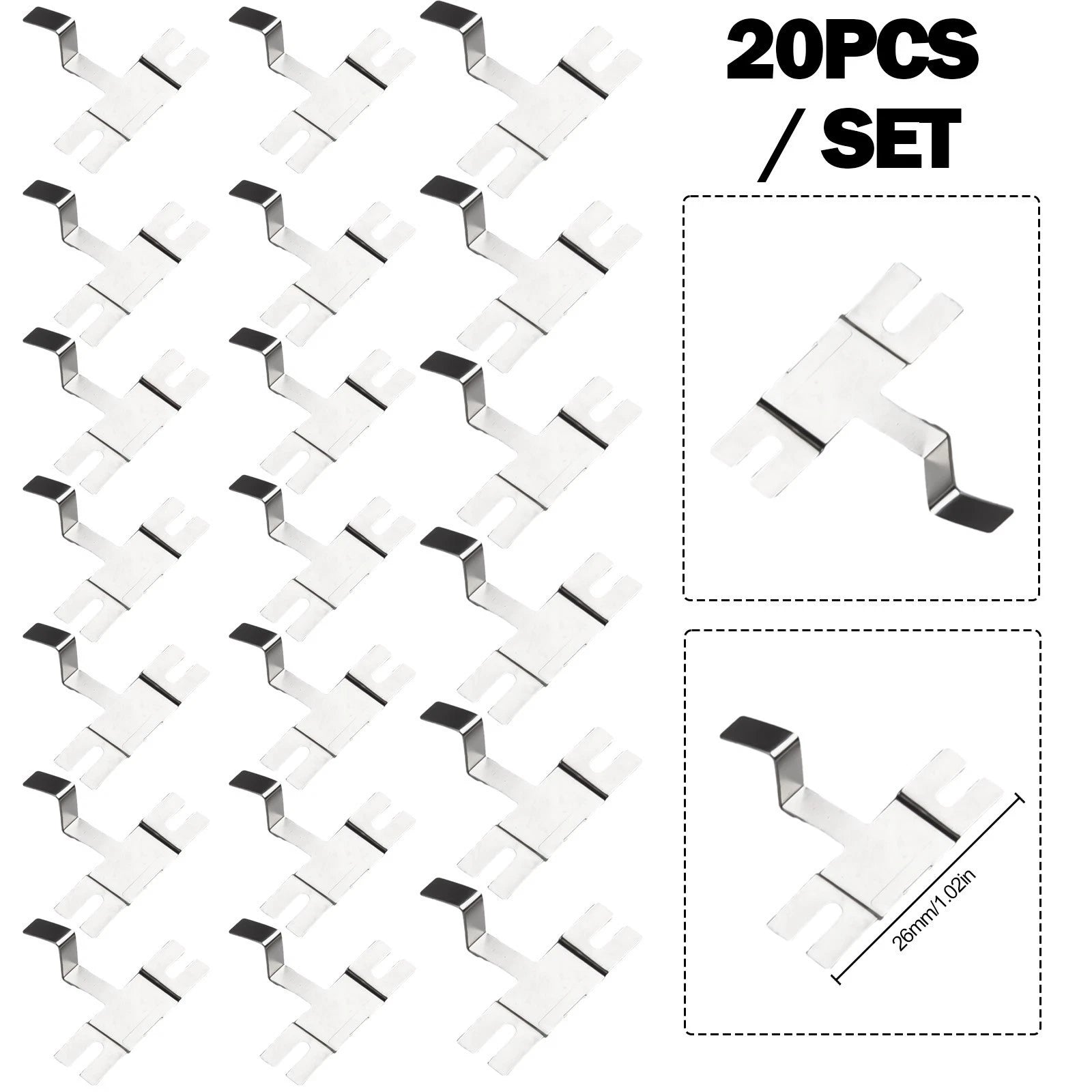 Nickel Sheets for Spot Welding (2.6cm/1.02in)