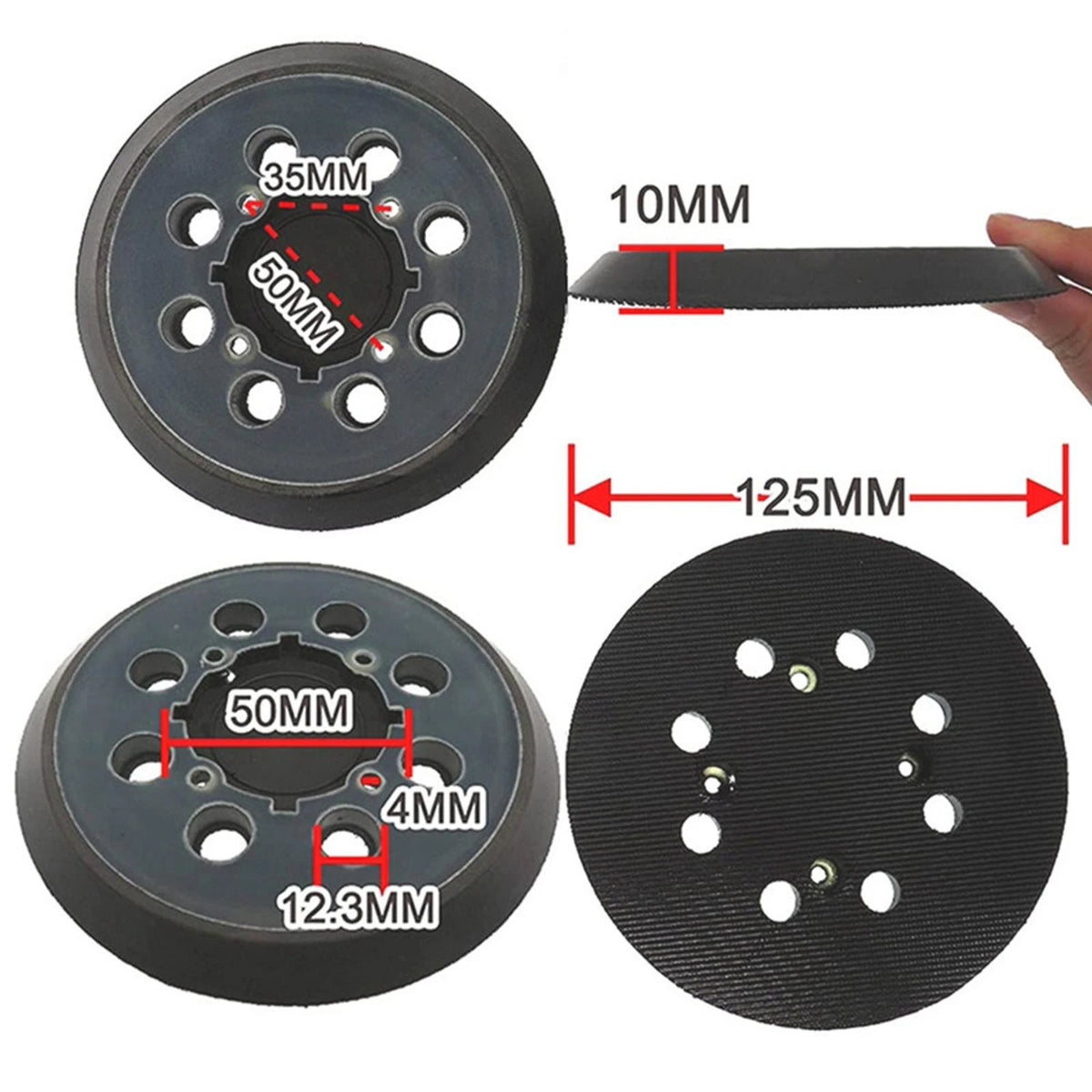 5" Hook Loop Sander Pad for Dewalt DWE6421 (N32907)