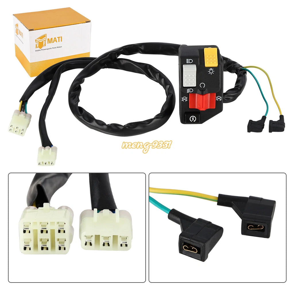 Kill/Light/Hi/Low/Starter Kill Switch for Honda TRX450ER (2006–2014) 35150-HP1-A01