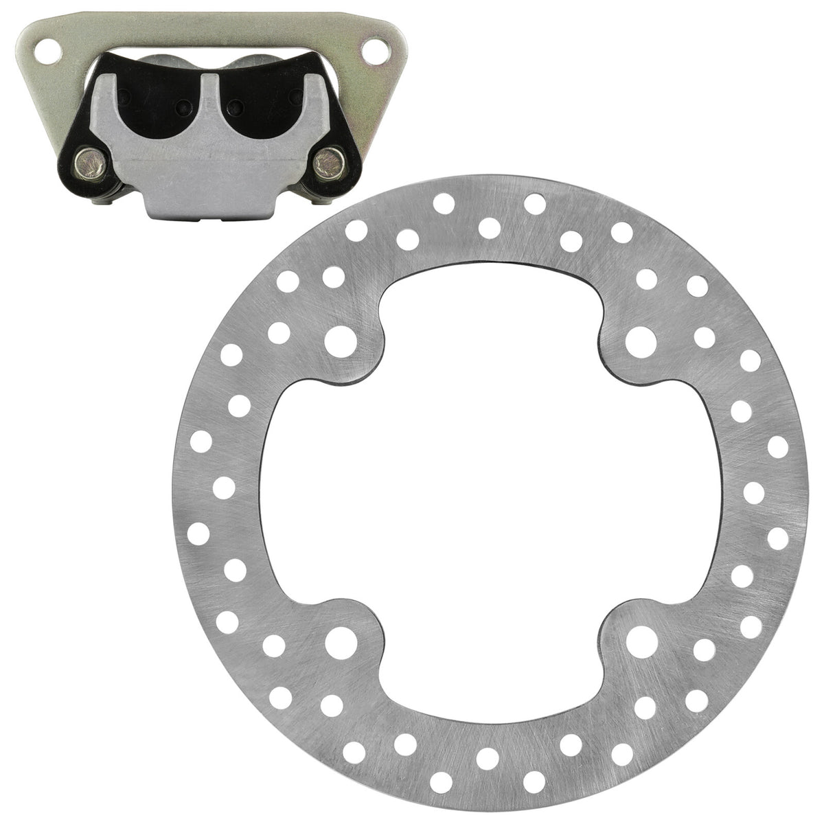 Front Left Brake Caliper w Disc for Polaris RZR 570 (2012–2020)
