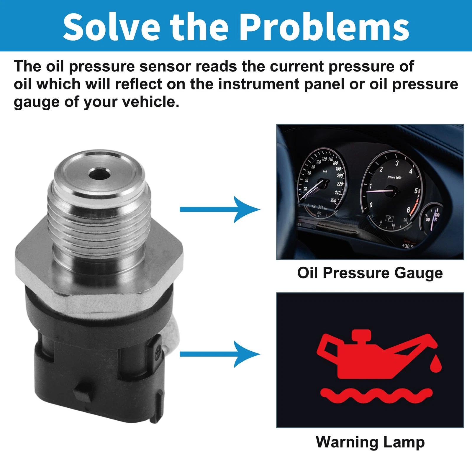 Engine Oil Pressure Sensor Replacement for Mercedes-Benz E320 (2007–2009)