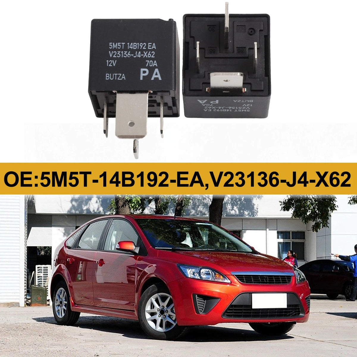 2X Car Relay for Ford Models (DC12V 70A)