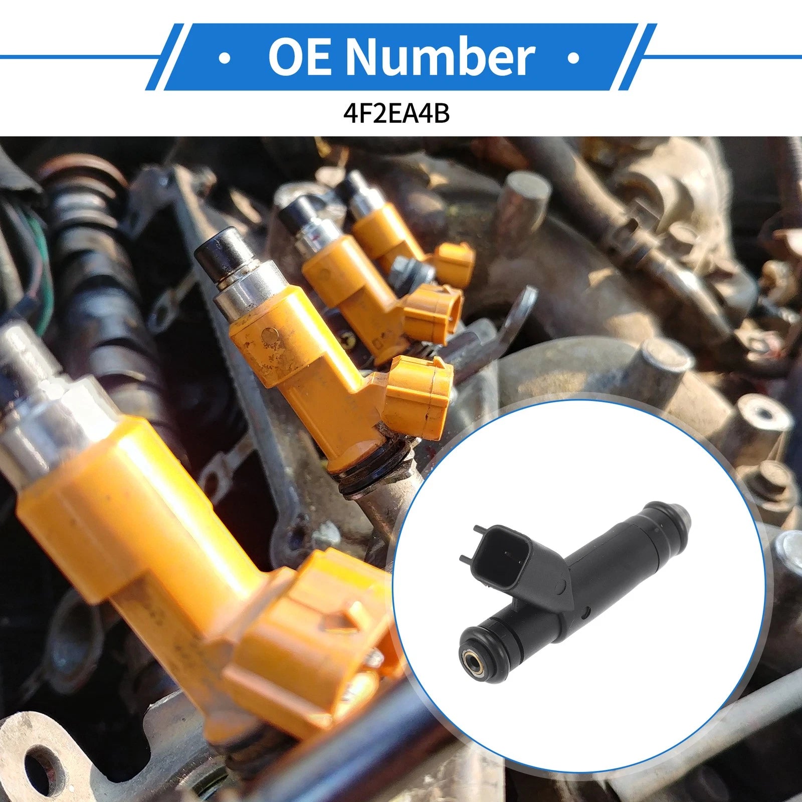 1 Pc No.4F2EA4B Fuel Injector for Ford Freestar (2004–2005)