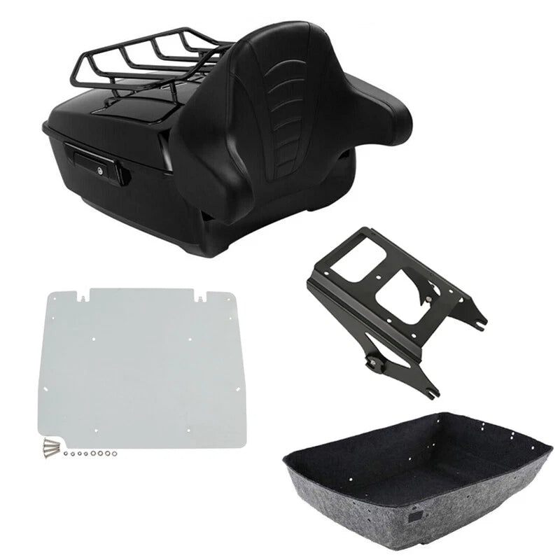 Trunk Backrest Mount Plate for Harley Touring Road King (2009–2013)