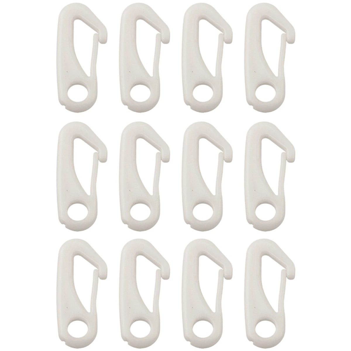 Set of 12 Windproof Flag Clips with Sturdy Rope for Outdoor Use