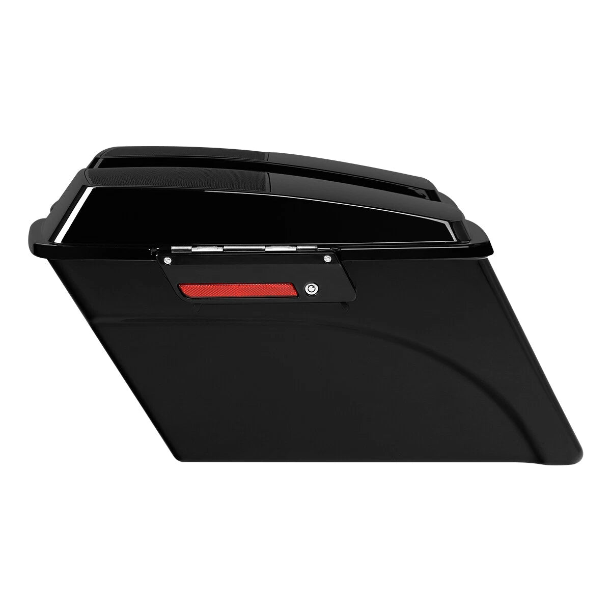 Vivid Black Hard Saddlebag Speaker Lid for Harley Road Glide (1994–2013)