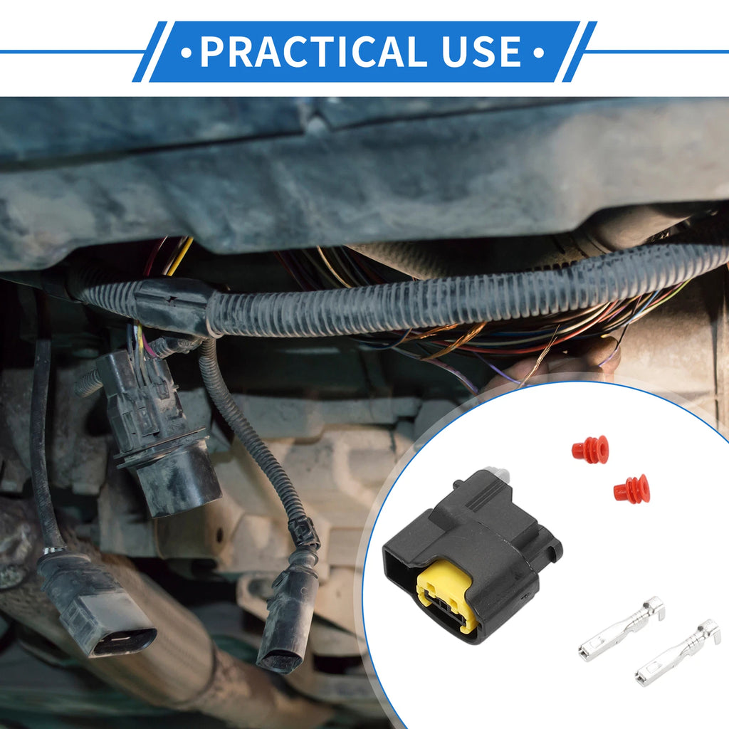 Ignition Coil Connector Plug 2 Pin for Hyundai Kia (Set) (2000–2021)