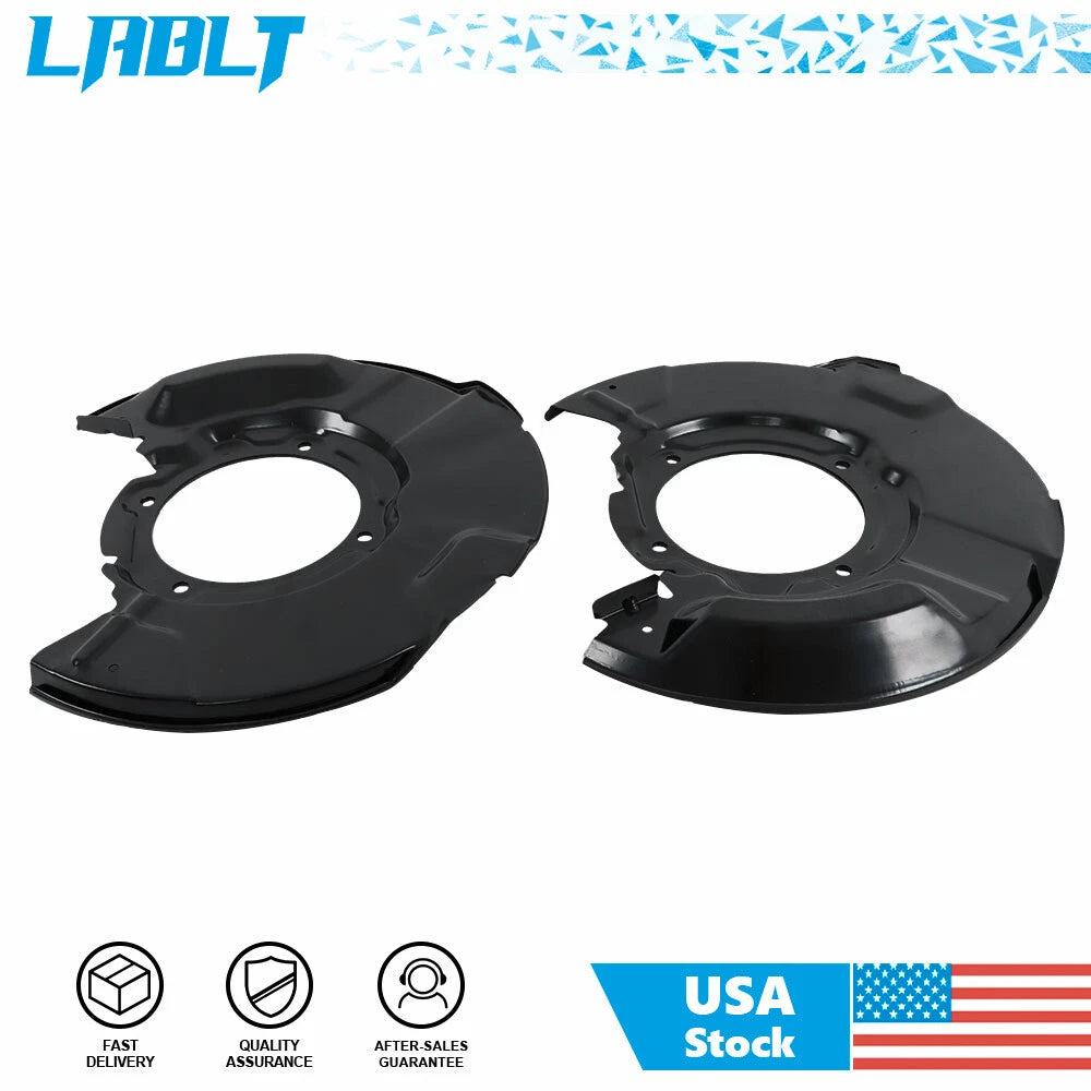 Set of 2 Front Brake Dust Shields for Toyota 4Runner Tacoma (1995–2004)