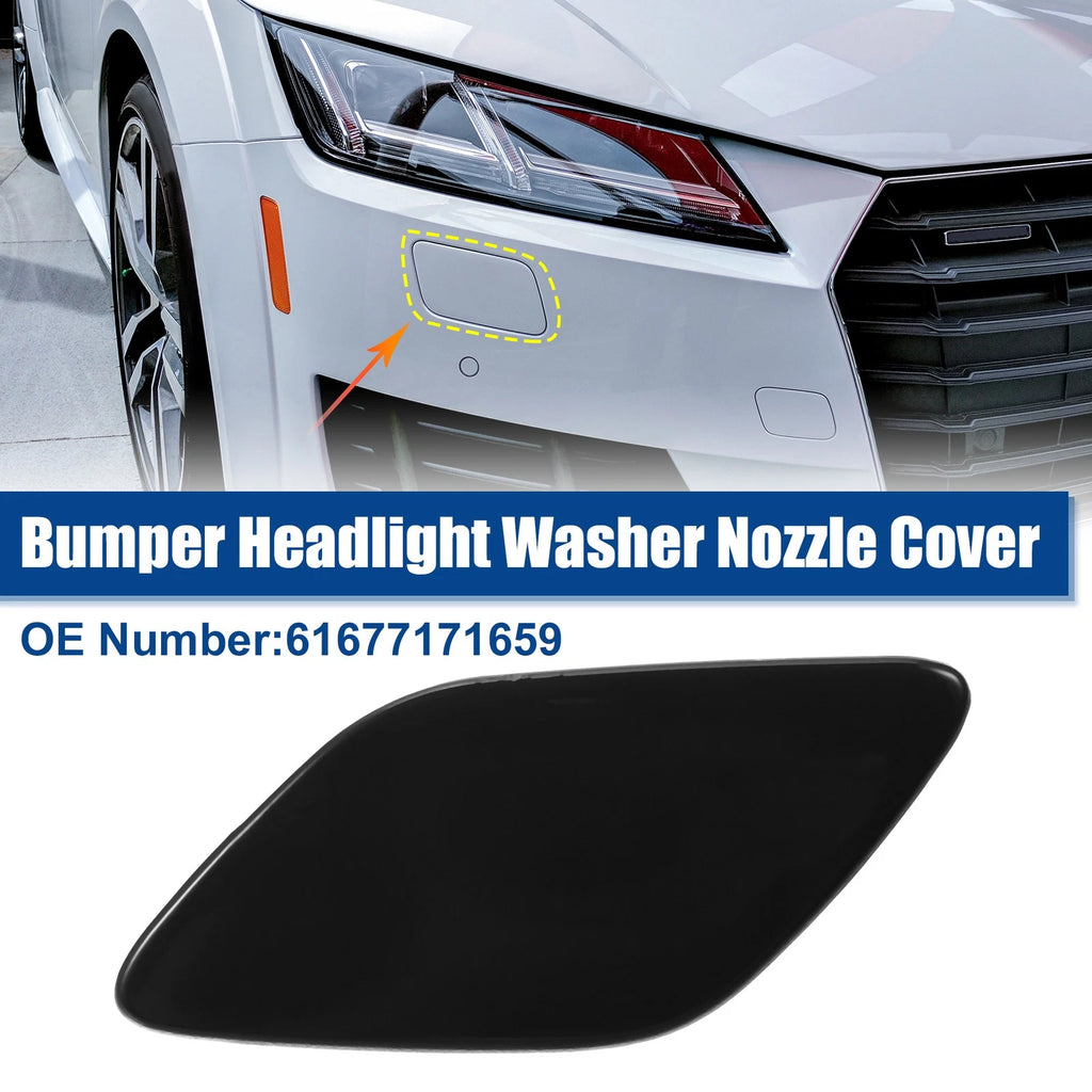 Front Bumper Headlight Washer Cover Cap Replacement for BMW 335i (2012–2018)