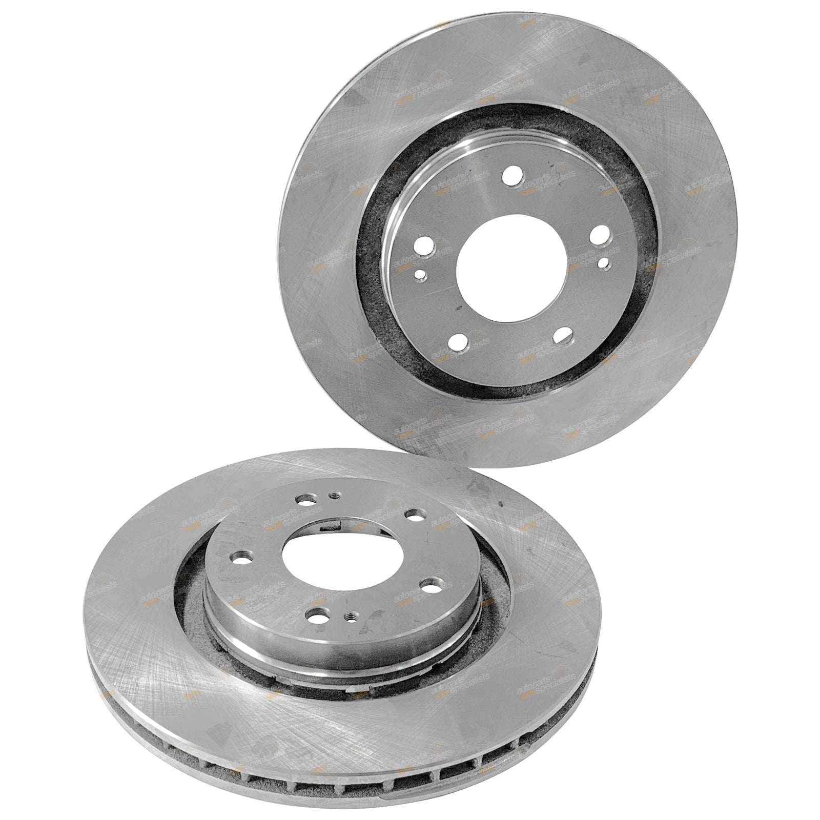 2 Front Disc Brake Rotors for Mitsubishi Legnum EC5W (1996–2002)