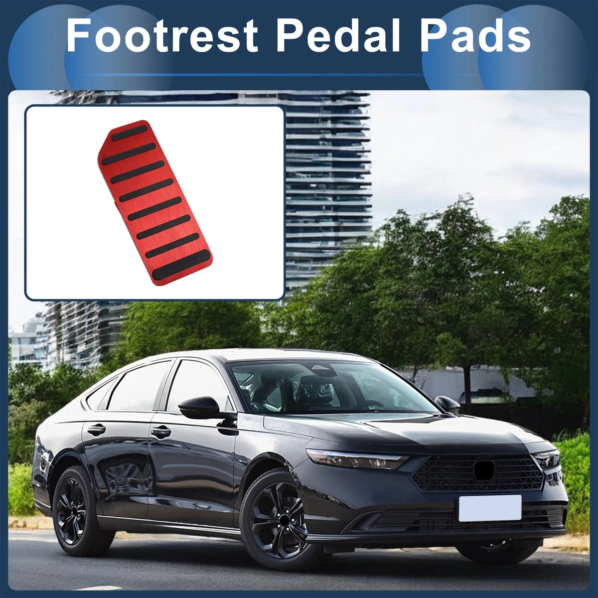 Footrest Pedal Pads Replacement for Honda Accord (2013–2017)