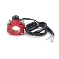 Rotating Bar Clamp Start Stop Switch Button for Universal 7/8" Handlebar Red
