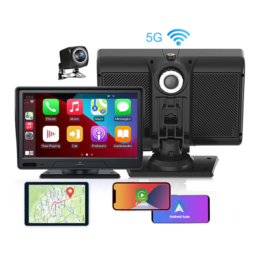 2K Dash Cam for Carplay Android Auto (2018–2023) Double Recording 1080P