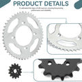 Sprocket Chain Set 14/46 Tooth 420 X-Ring for Honda XR80R CRF80F (2000–2009)