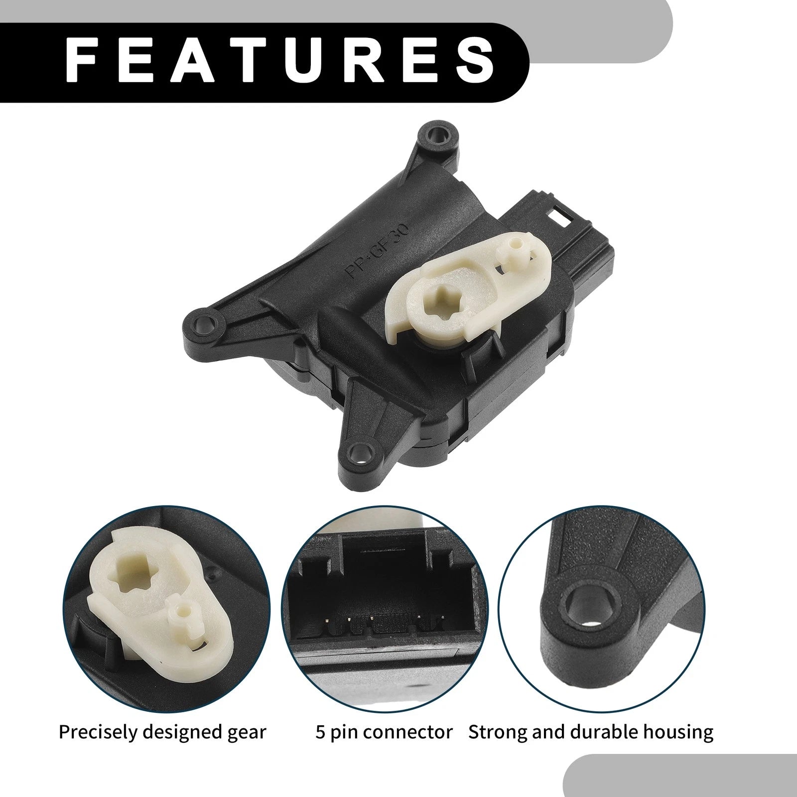 HVAC Heater Blend Door Control Actuator Replacement for Audi Q3 (2014–2018)