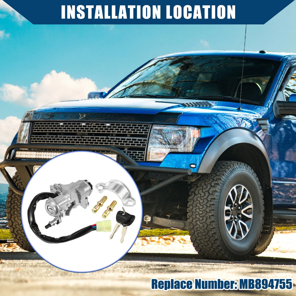 Ignition Switch Starter with Keys Replacement for Mitsubishi L200 (2005–2015)