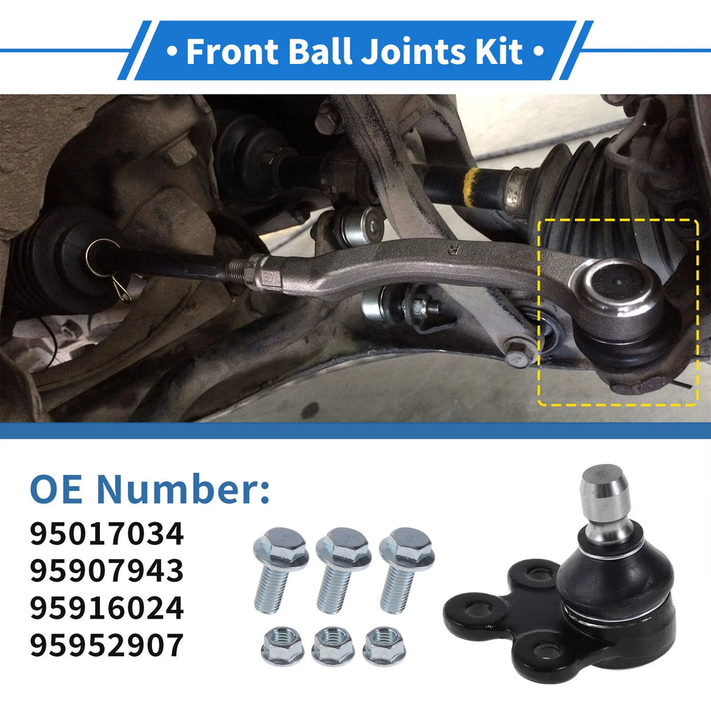 2 Pcs Front Lower Ball Joints Replacement for Buick Encore (2013–2022)