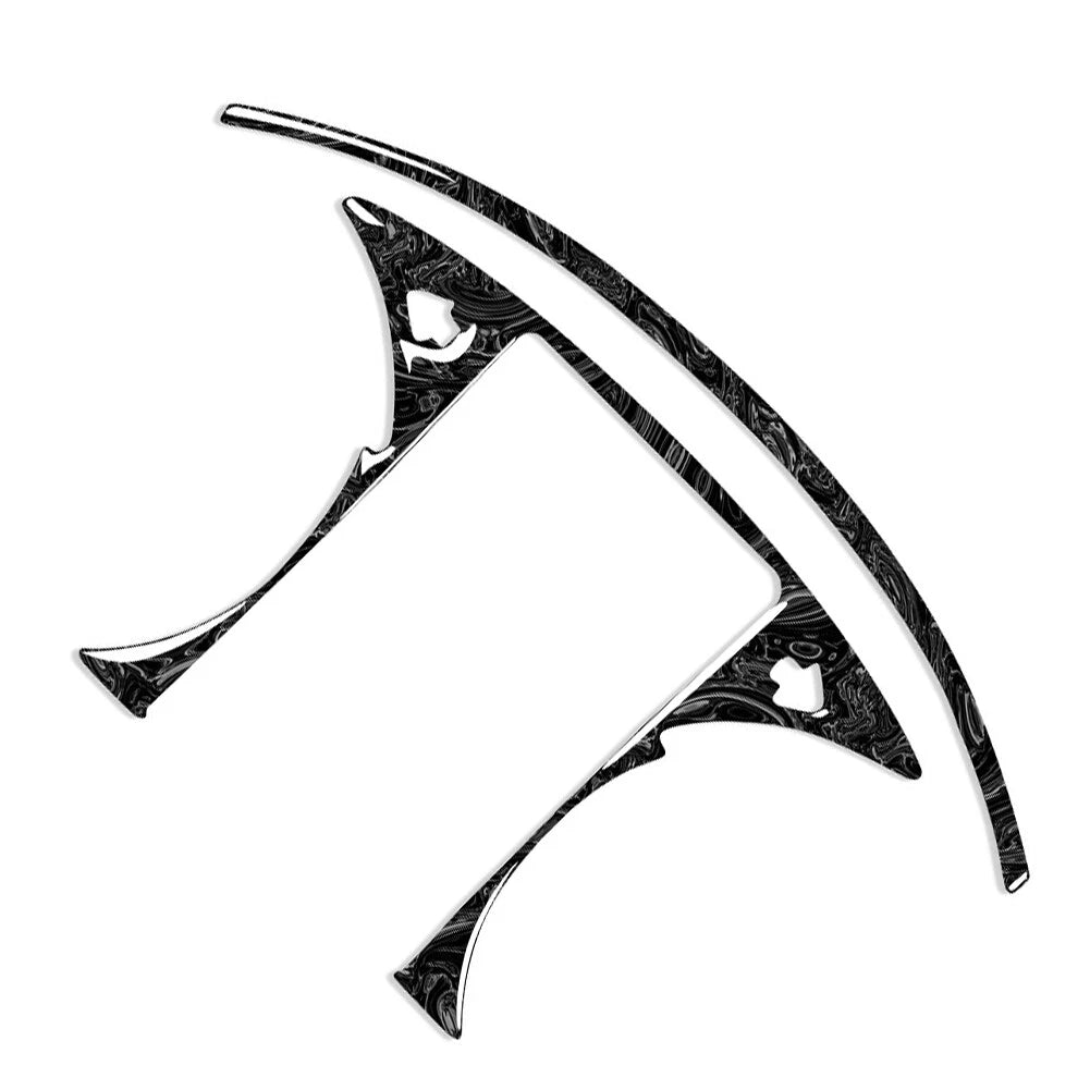 2pcs Speedometer Panel Cover Trim for Benz C GLC Class W205 X253 (2015–2021)