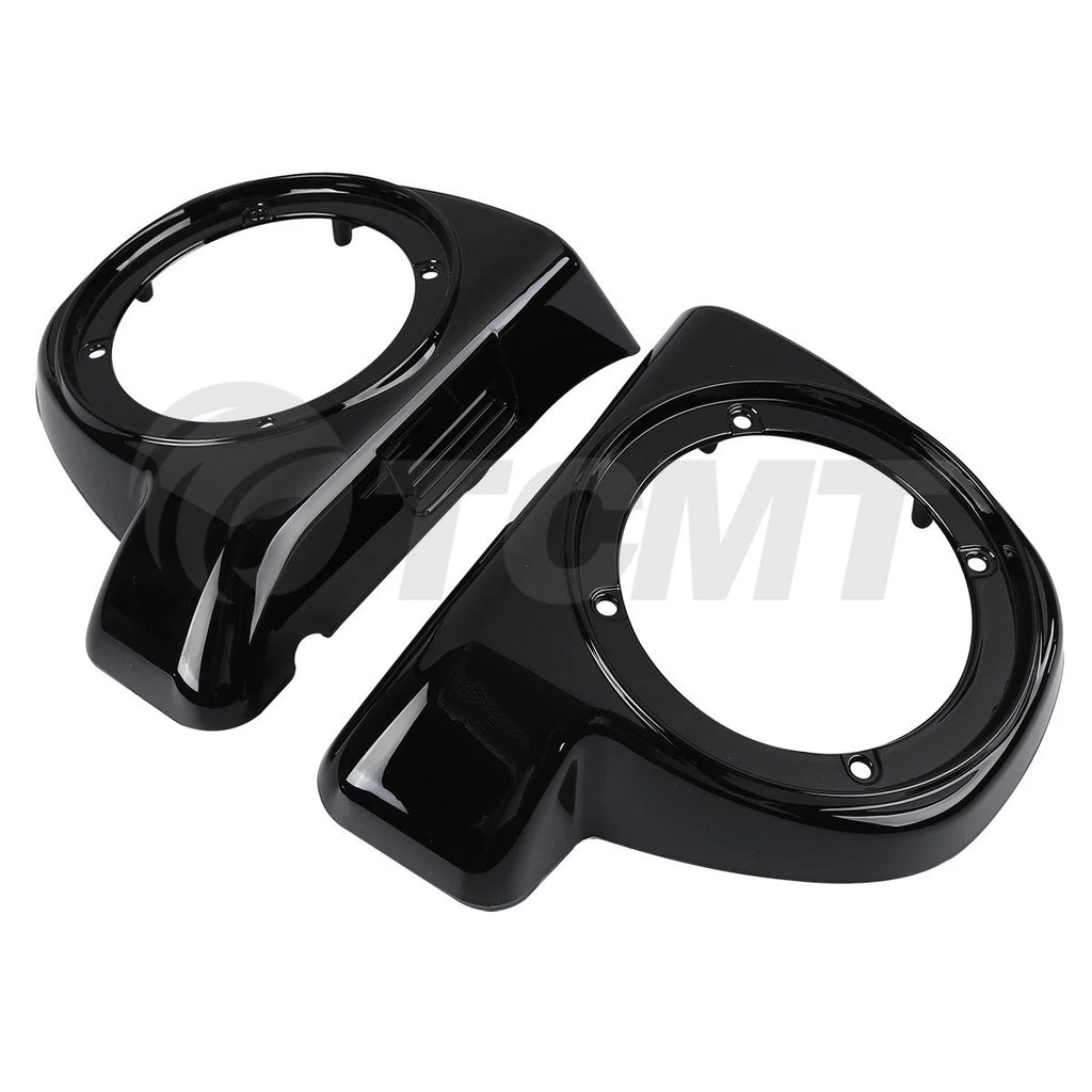 6.5" Fairing Lower Speaker Boxes for Harley Touring Models (2014–2024) - Matt/Gloss Black